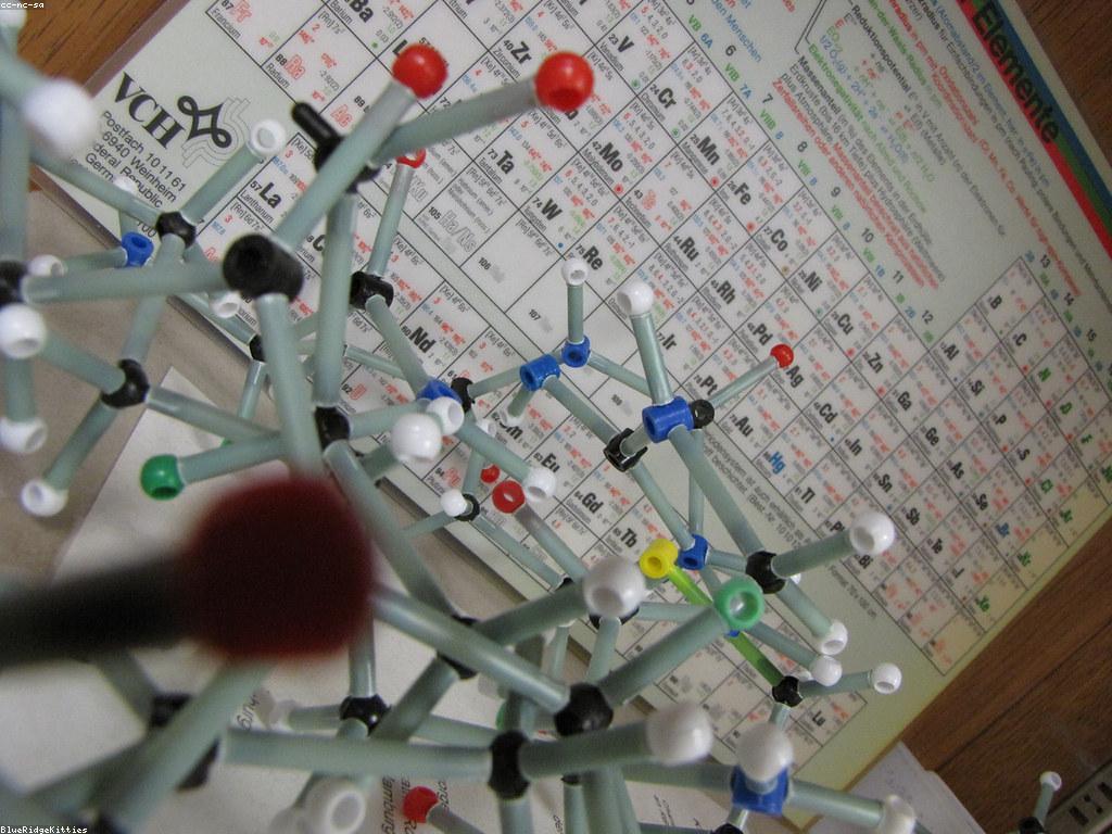 分子模型配图